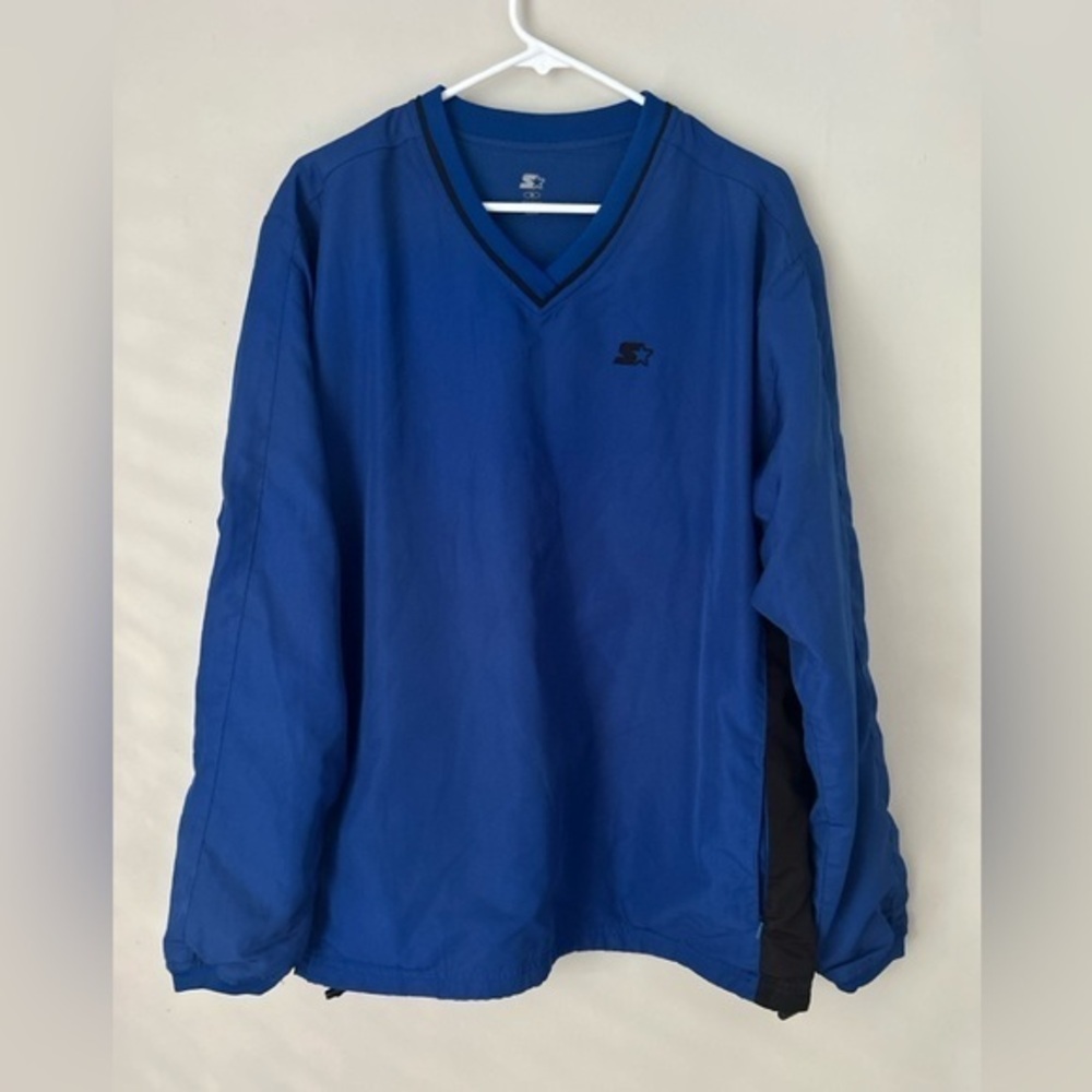 STARTER Men's Blue V-Neck‎ Sweater
